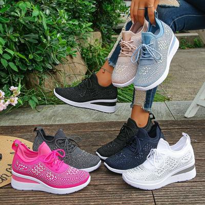 Sports Shoes Woven Shoes Breathable Cloth Shoes Flat Casual Shoes Soft-soled Women's Shoes