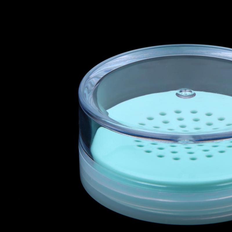1Pcs 15G Empty Cosmetic Container Makeup Compact Portable Loose Powder Box Plastic Loose Powder Jar With Sifter