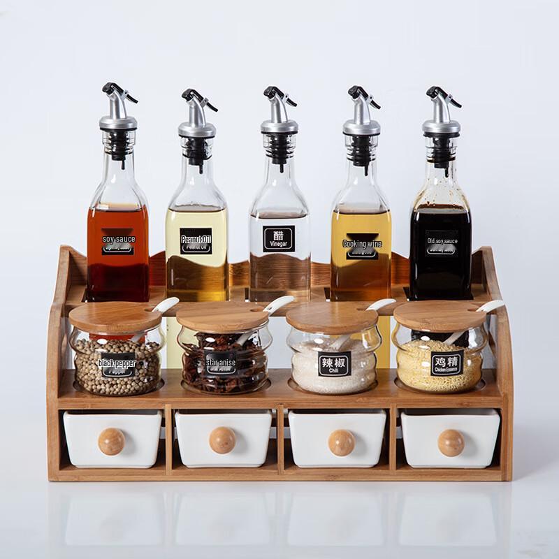

Qianxing Condiment Jar & Oil Bottle Set