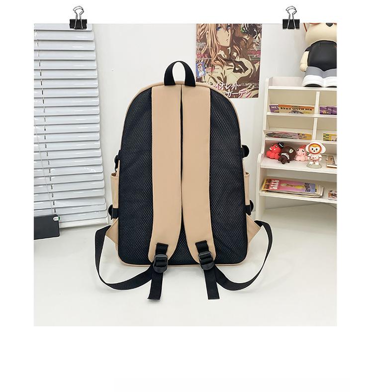 Men's Backpack Middle School Student Backpack Women's Schoolbag