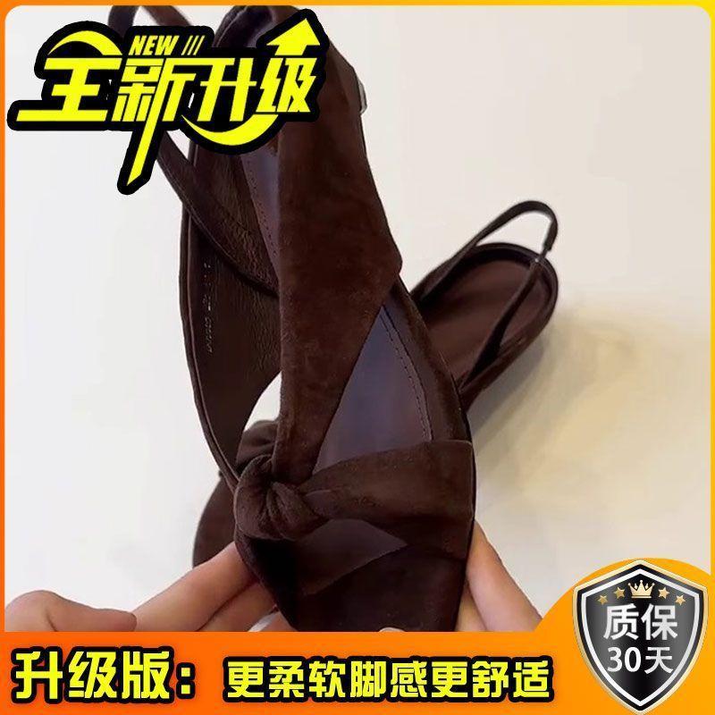 French temperament hollow design back strap without taking off heel sandals summer casual fashion women's open-toed wedge heel sandals