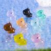 30/20 Stück Mini-Fluoreszierende Wasserschweine, Leuchtende Mikro-Landschaftstiere, Miniaturfiguren, Gartenaccessoires, Dekoration für Rasen, Hof