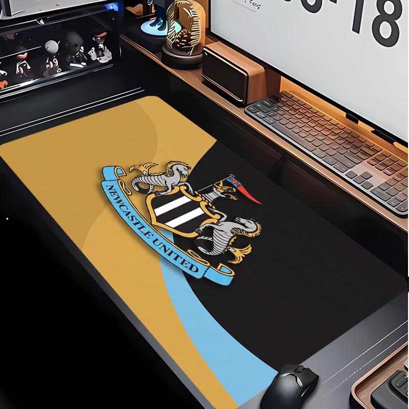 Newcastle United Football Print Mouse Pad Non?Slip Rubber Desk Mat Waterproof Gaming Mousepad For Laptop Office Desktop