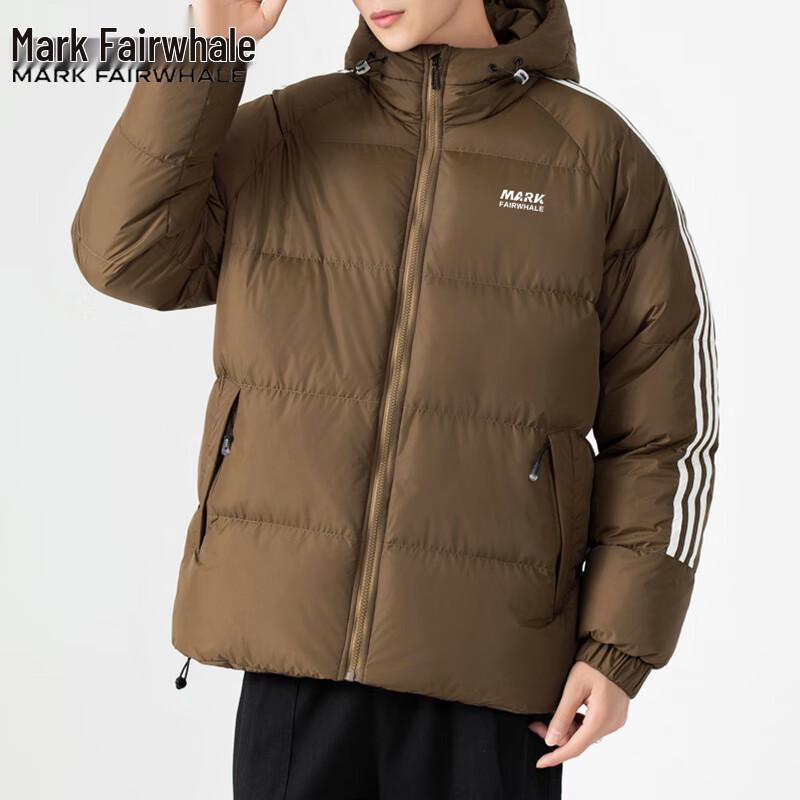 Mark Fairwhale Men's Winter Hooded Puffer Jacket