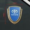 Auto car Door Trunk Fender Decoration Shield Protective Sticker For Toyota Yaris Camry Corolla Prius Prado CHR RAV4 crown verso