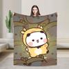 Bubu and Dudu Series Blanket Warm Soft Novelty Plush Throw Blanket For Living Room Picnic Flannel Bedspread Bed Cover