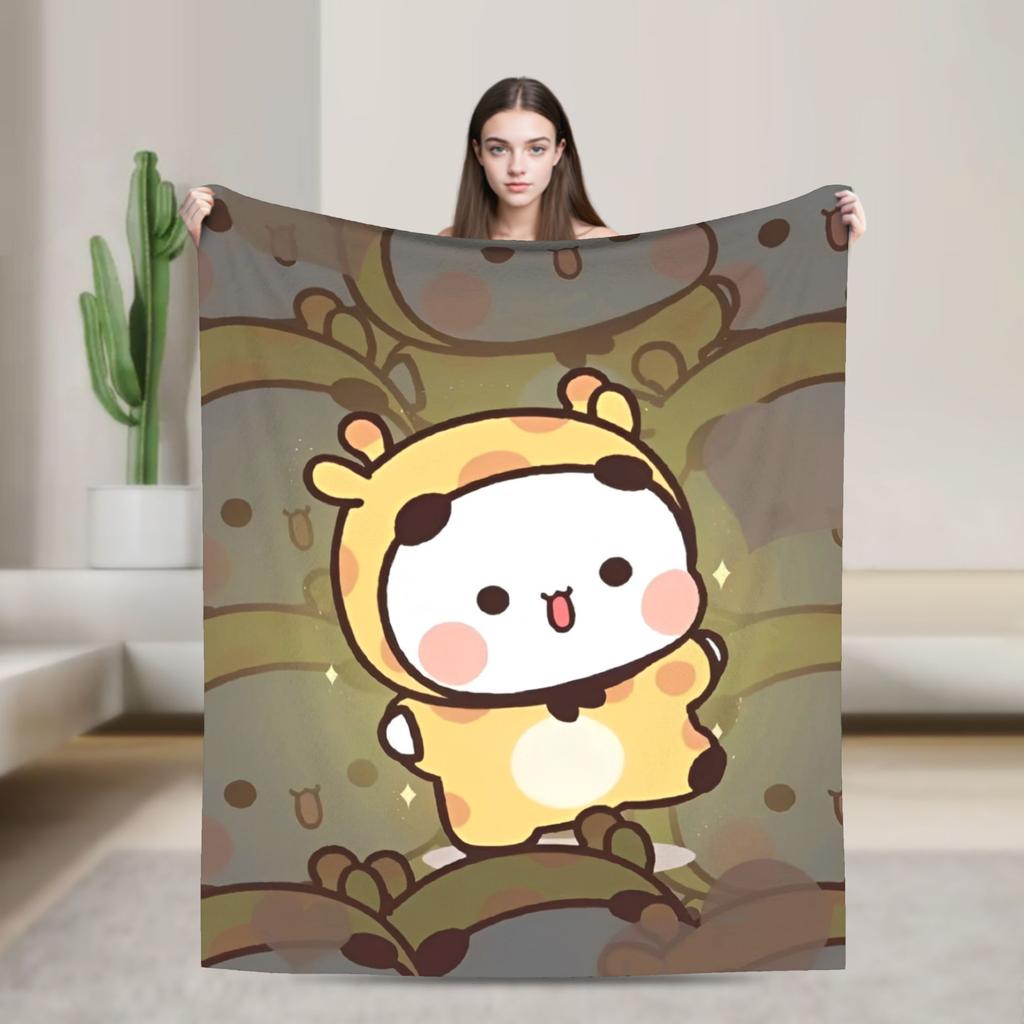 Bubu and Dudu Series Blanket Warm Soft Novelty Plush Throw Blanket For Living Room Picnic Flannel Bedspread Bed Cover