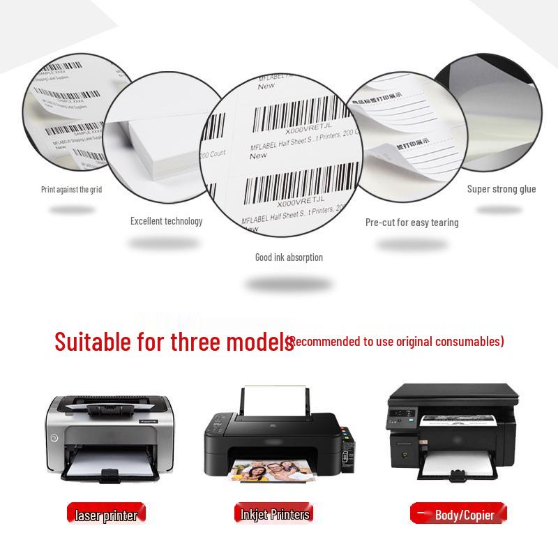 Thermal Label Printer for A4 Self-Adhesive Barcode & Carton Marking Stickers.
