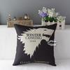 Thrones Of Game Cotton Linen Pillow Case Waist Throw Cushion Covers Decor Home