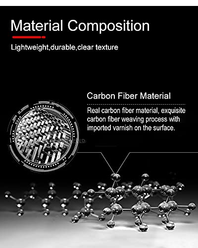 AIRSPEED Carbon Fiber Air Vent Interior Panel Decorative Cover for Chevrolet Camaro 2016-2021, Stain and Scratch Resistant, Set of 2