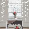 1 Stück 4M Hochzeit Rotes Herz Girlande, Liebes-Girlande Glitzerpapier Fahne Jahrestag Geburtstage Partys Zuhause Hängende Dekoration