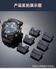 Für Casio Small Mud King GG-B100 GG-B100Y-1A GG-B100-1A3 Modifiziertes Leder-Gummi-Armband Metallkopf Partikelverbinder Adapter