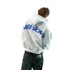 Damen Kapuzenpullover Amerikanischer Retro Persönlichkeit Einfacher Trend Kapuzenpullover Herren und Damen Locker Vielseitig Pullover Jacke