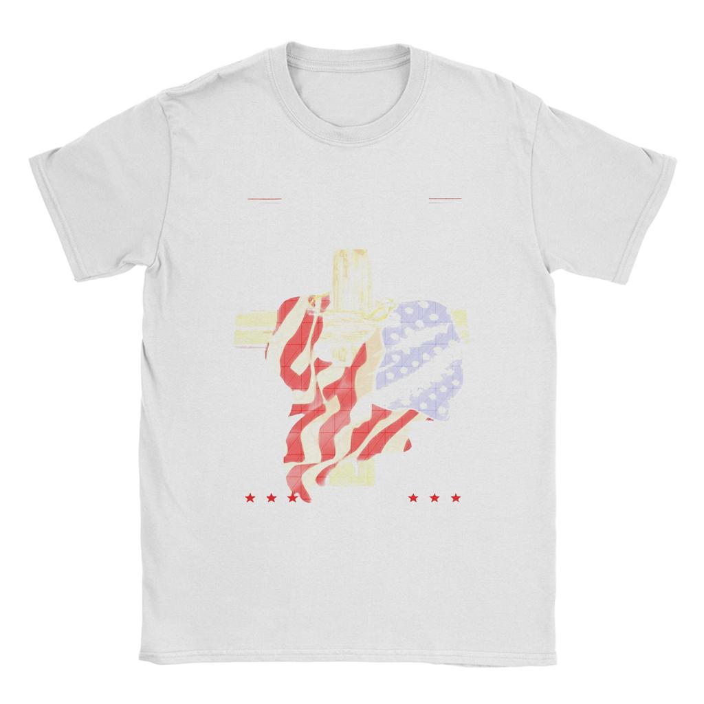 Stand For The Flag I Kneel For The Cross Cotton T Shirt Man Summer  Aesthetic T Shirts O-Neck Fashion Tees Plus Size Tops