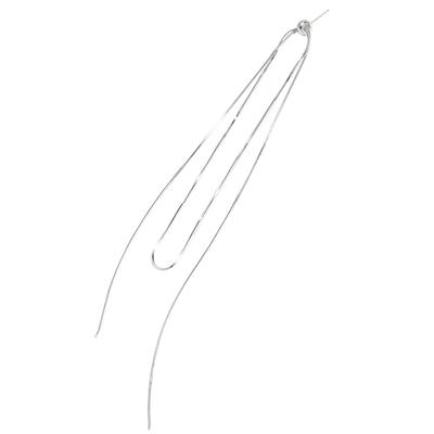 Wuqie 925 Silver Snake Bone Chain Tassel Earrings Women Jewelry Designer Earring 2022
