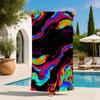 Art F-Fluorescent O-original Towel Extra Large Beach Towel Quick Dry Sand Free Super Absorbent Lightweight Hot