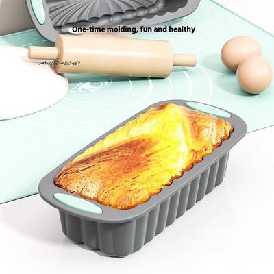 Large Rectangular Silicone Baking Pan Mold High Temperature Resistant Toast Box Cake Mousse Kitchen Supplies
