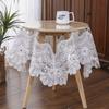 Plastic Soft Glass Table Mat PVC Transparent Lace Edge Tablecloth Senior Waterproof Oil Resistant Home Decoration Table Cloth