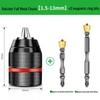 Jundingying 1.5-13mm Ratchet Full Metal Drill Chuck Adapter