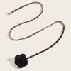 Fashion Elegant Flower Waist Chain Adjustable Metal Thin Belts For Women Girls High Quality Luxury Dress Pant Decoration Belt