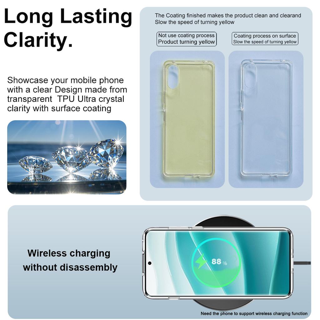 IMAK UX-10 Series For OnePlus Ace 5 Ultra 5G/Nord 5 5G Clear Phone Case Soft TPU Mobile Back Cover