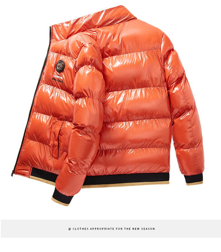 Men's 2024 Winter Stand Collar Fashion Cotton Padded Jacket - Loose, Thick, Trendy Outerwear