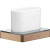 Axor Universal Softsquare Toothbrush Holder 42834310, Red Gold Brushed