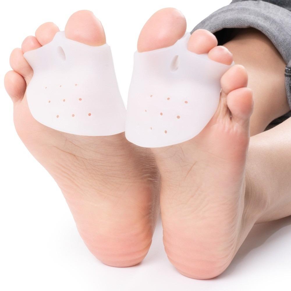 2Pcs Forefoot Pads Foot Care Tool Silicone Bone Big Toe Protector Hallux Valgus Straightener