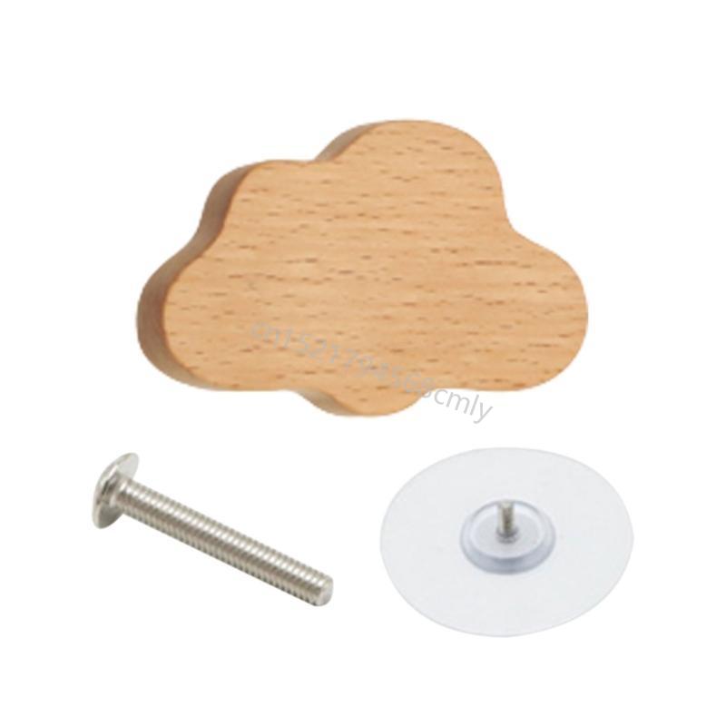 Furniture Knob with Fun Animal Wooden Drawer Handle Handle 6XDE