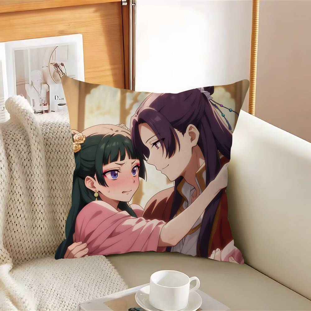 The A-Apothecary Anime Diaries Pillow Case Removable Washable Cushion Cover – All-Season Soft Linen