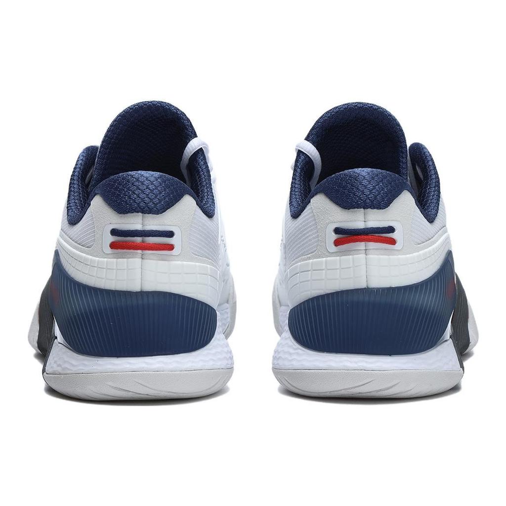 Fila Potenza Mesh Fabric Comfortable Non-Slip Durable Breathable Support Low-Top Tennis Shoes Men Sneaker White Blue A12M321501FWN