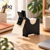 Office Desk Organizer Mule Shape Sticky Note Holder Memo Pad Cards Organizer Plastic Photo Holder Stable Dispenser for Home Desktop Storage