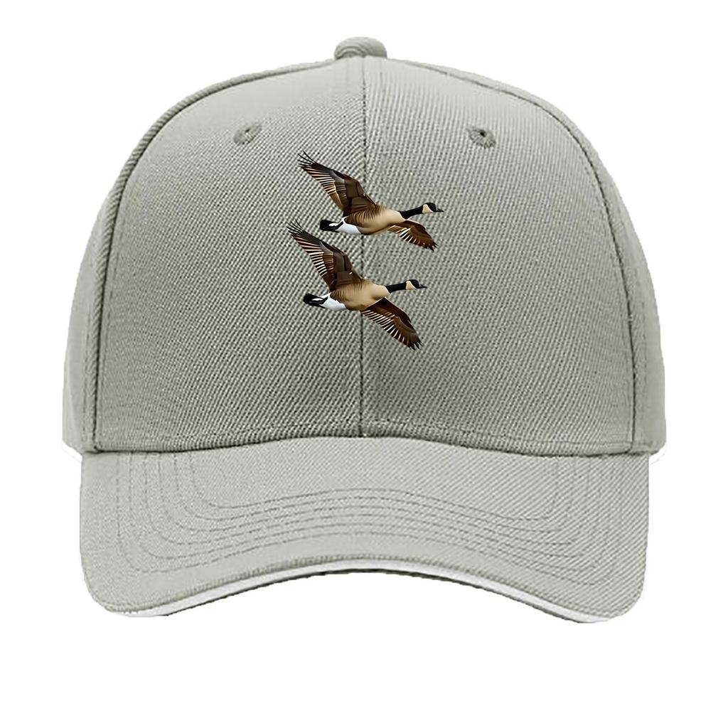 Adjustable Lightweight Baseball Cap with Ducks Design Breathable Fabric Casual Sporty Style for Sandwich Baseball Cap
