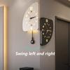 Minimalist Wall Clocks Nordic Living Room Decoration Wall Clocks Elegant Ornaments Clock Luxury Light Clock Design with Hands