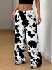 Leopardenmuster Weite Leggings - Europäischer und Amerikanischer Stil
