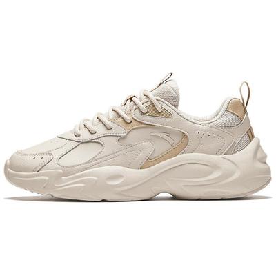 Slip Resistant Abrasion Resistant Low Top Casual Shoes Men's Beige Brown 912438805-8
