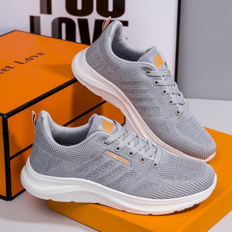 Summer soft-soled mesh breathable casual men's shoes women's shoes breathable comfortable sports walking shoes non-slip elderly shoes