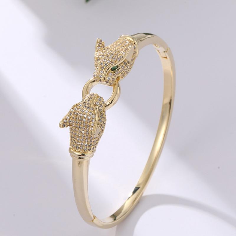 Fashionable Leopard Bracelet Light Luxury High-end Couple Bracelet Bracelet Jewelry for Women