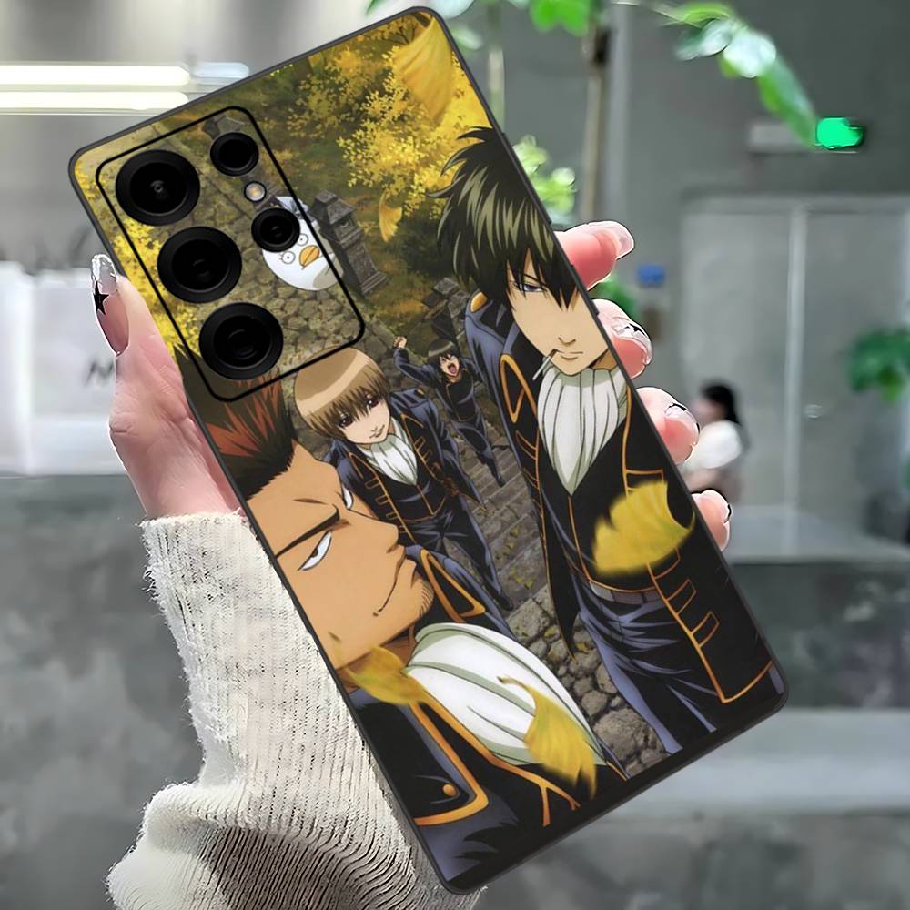 

Funny Anime GINTAMA Phone Case For Samsung S 24 Fe 25 Ultra Plus 20 Lite 21 30 22 23 24 22 Ultra 5G Fundas Samsung S23 Plus 5G