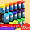 Conjunto de Tinta Acrílica de 24 Cores: Latas Impermeáveis de 300ml para Projetos DIY de Parede, Roupas e Sapatos