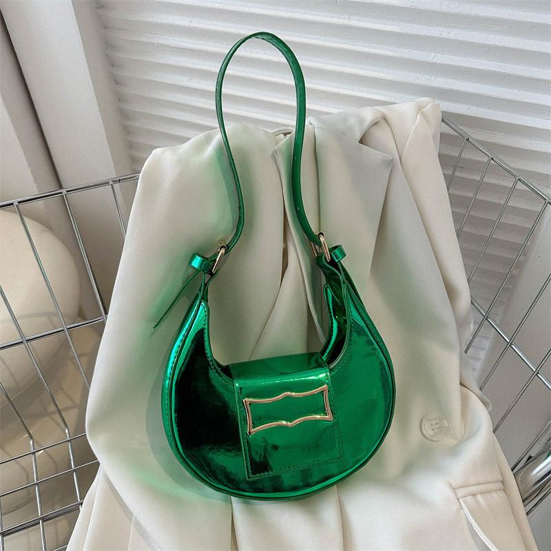 Trendy Chic Women's Shoulder Bag Simple Fashion Pu Material Street Style Small Crossbody Bag