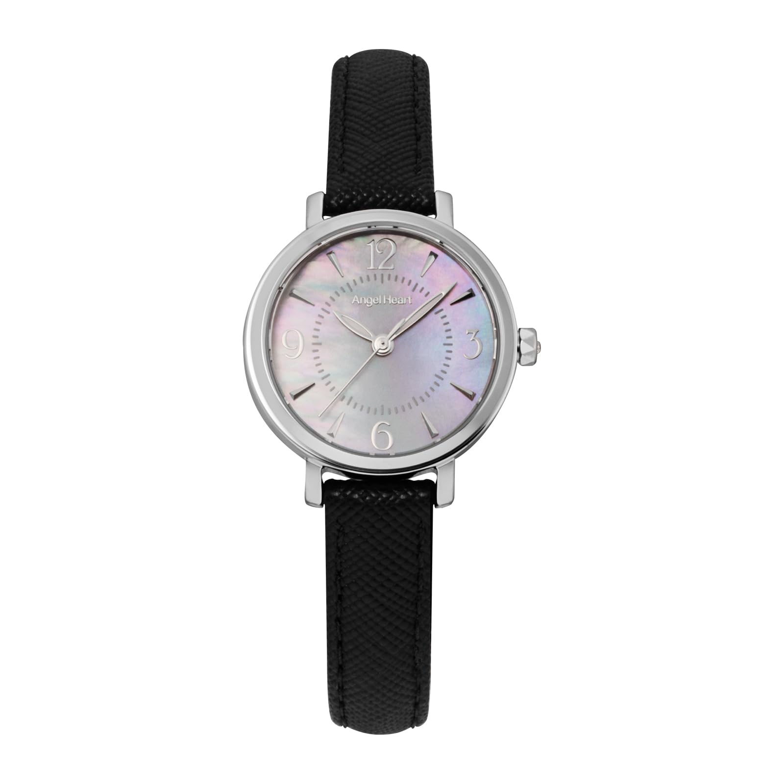 Flowery Time Solar 3 ATM Water Mineral Gray [Angel Heart] Watch, Powered, Resistant, Glass, Mother-of-Pearl Dial, OAA25S-BK-PGY-AM, Women s