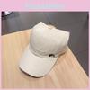 Cap Simple Baseball With Solid Color Design And Letter Decoration For Wear Daily