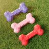 Rubber Simple Eco-Friendly 5cm Ball Bone Shape Design Multi-functional Pet Dog Chew Toy for Bite Training Chewing Resistance