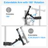 Adjustable Tablet Phone Stand Holder Clip w Magic Arm Super Clamp Tablet Holder for iPad iPhone 4.7-13.5Inch Tablets&Smartphones