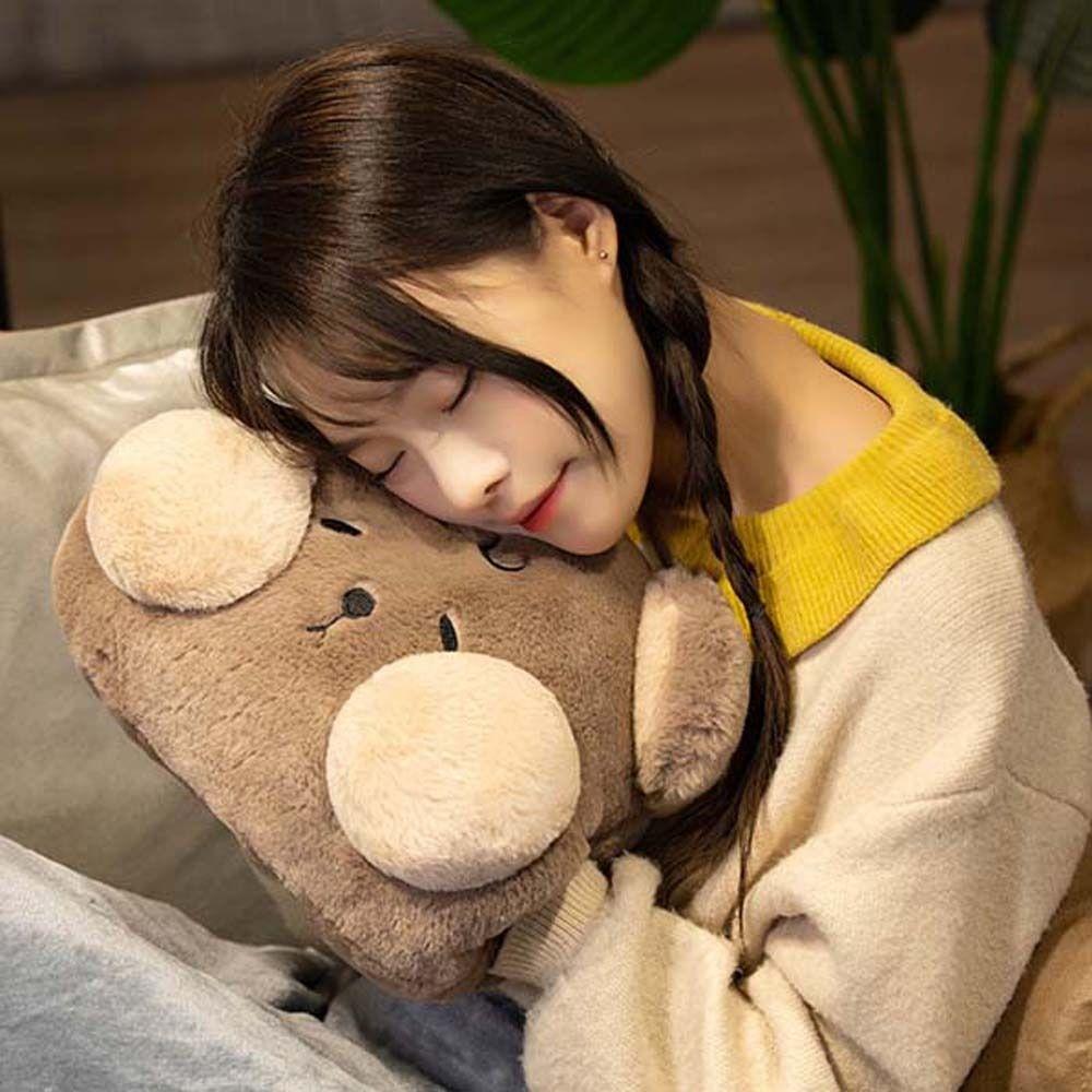 Nap Pillow Bunny Plush Pillow Hand Warmer Hand Warm Pillow Animal Plush Toy Dudu Cat Plush Doll