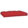 7 Piece Pallet Cushions Red Fabric