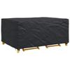 Solid Black Furniture Cover 240 x 180 x 100 cm 210D