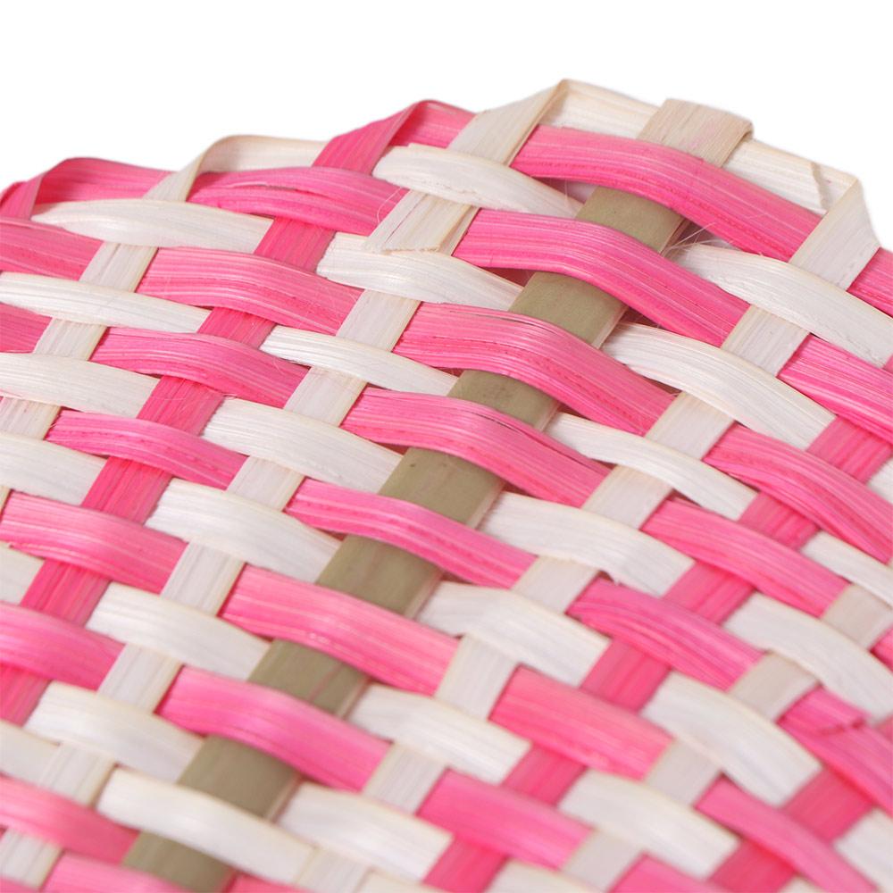 Natural Straw Woven Fans Bamboo Hand Fan Home Decor Rattan Fan Wedding Party