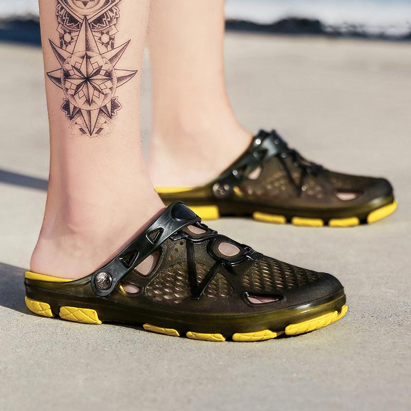 Pánské letní sandály s protiskluzovou gumovou podrážkou zahradní plážové boty